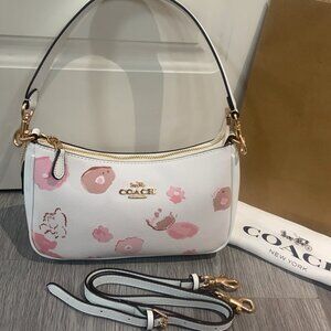 NWT Coach Teri Shoulder/Crossbody Bag with Charm